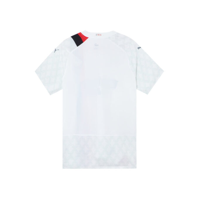 Camiseta auténtica de visitante del ACM con el logotipo “Blanca”