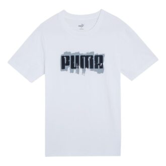 Camiseta blanca con el logotipo