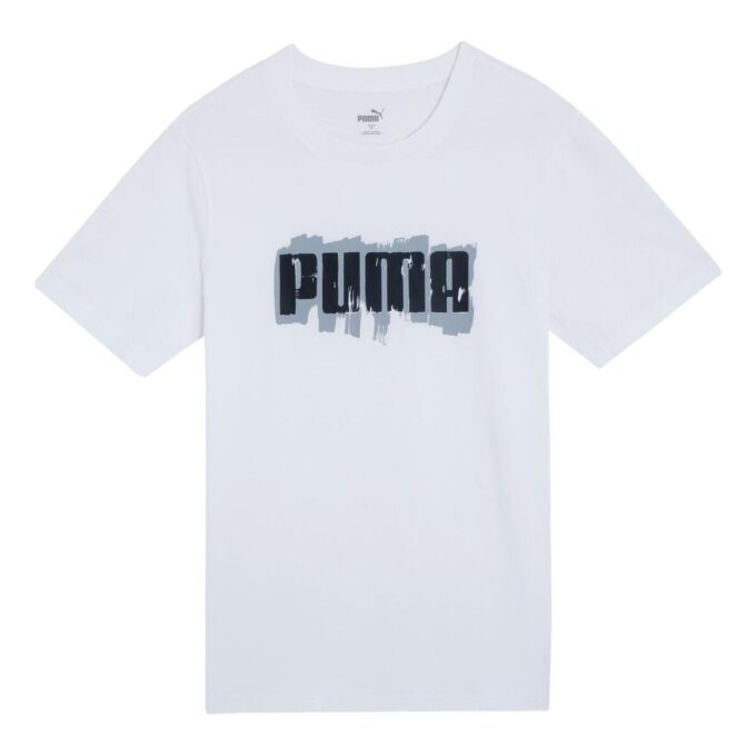 Camiseta blanca con el logotipo