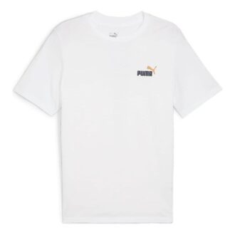 Camiseta blanca con gráficos Feel Good