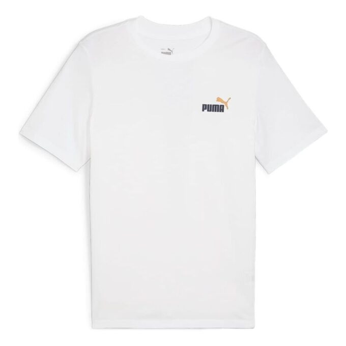 Camiseta blanca con gráficos Feel Good