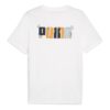 Camiseta blanca con gráficos Feel Good