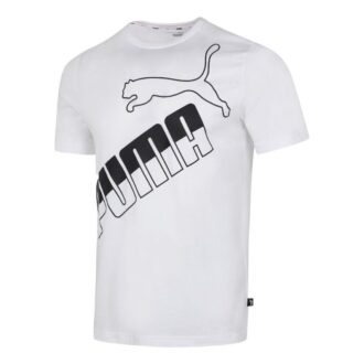 Camiseta blanca con logo grande