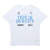 Camiseta blanca de ganador del Manchester City 20/21