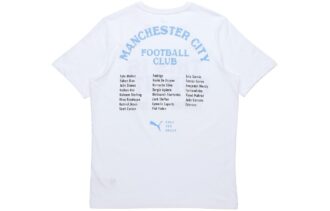 Camiseta blanca de ganador del Manchester City 20/21