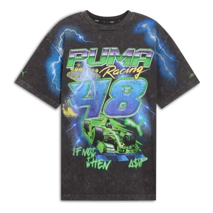 Camiseta Bolt de PUMA x A$AP ROCKY “Negro lavado”