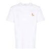 Camiseta clásica Chillax Fox Patch de Maison Kitsune (blanca)