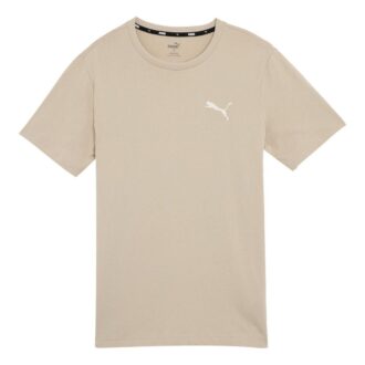 Camiseta clásica con el logotipo en color tostado