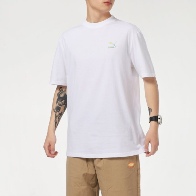 Camiseta clásica con logotipo “blanca”