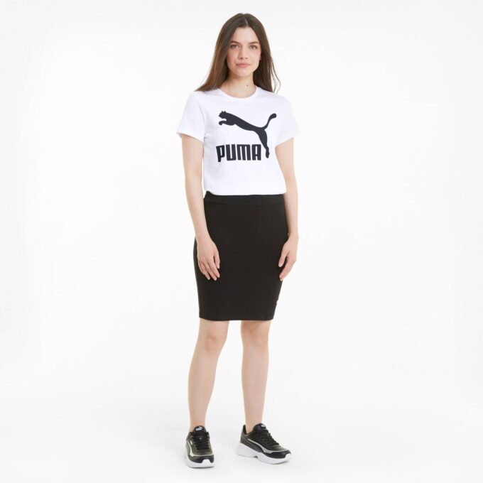 Camiseta clásica con logotipo para mujer Camiseta clásica con logotipo para mujer