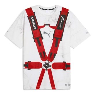 Camiseta con cinturón de seguridad PUMA x A$AP ROCKY “Blanco y rojo”