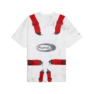 Camiseta con cinturón de seguridad PUMA x A$AP ROCKY “Blanco y rojo”