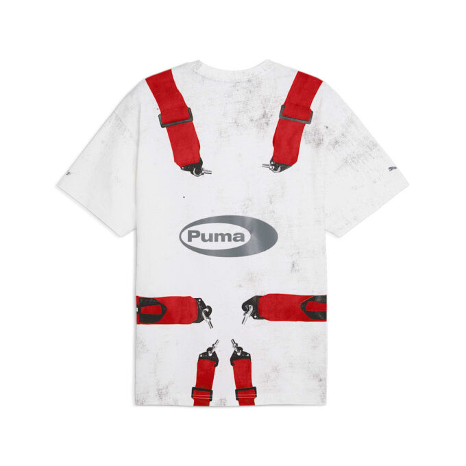 Camiseta con cinturón de seguridad PUMA x A$AP ROCKY “Blanco y rojo”