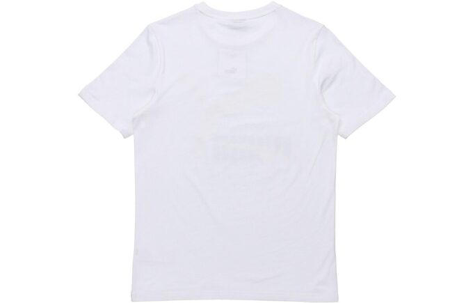 Camiseta con el logotipo clásico “Blanco, dorado y negro”