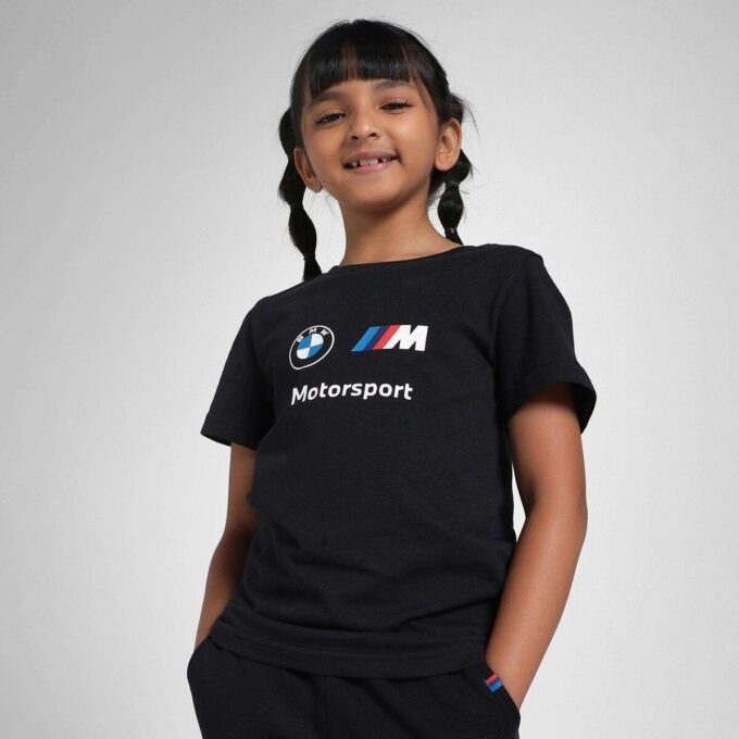 Camiseta con el logotipo de BMW M Motorsport Essentials para niños grandes