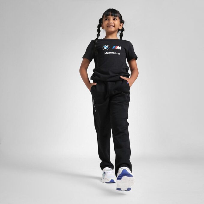 Camiseta con el logotipo de BMW M Motorsport Essentials para niños grandes
