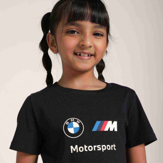 Camiseta con el logotipo de BMW M Motorsport Essentials para niños grandes