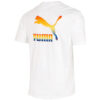 Camiseta con el logotipo del arcoíris “blanca”