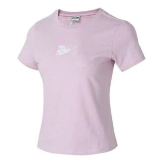 Camiseta con el logotipo rosa (WMNS)