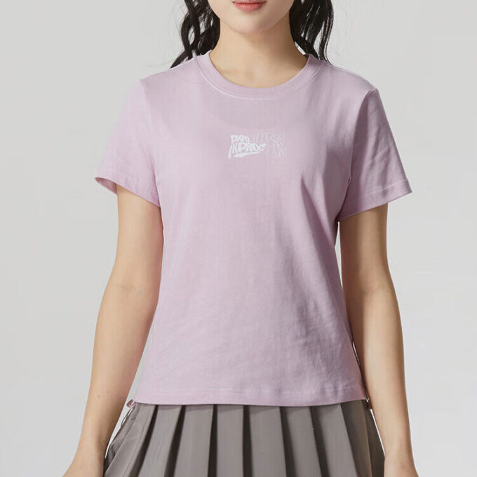 Camiseta con el logotipo rosa (WMNS)
