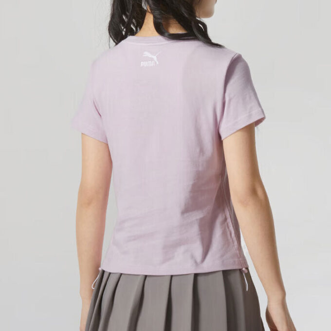 Camiseta con el logotipo rosa (WMNS)