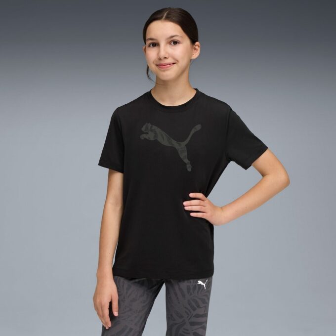 Camiseta con estampado animal para niños grandes Train All Day Essentials Camiseta con estampado animal para niños grandes Train All Day Essentials