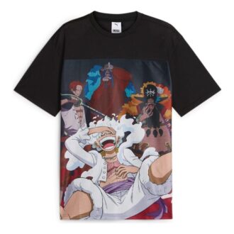 Camiseta con estampado integral PUMA x ONE PIECE “Negra”