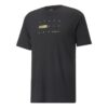 Camiseta con estampado metalizado “Negra”