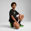 Camiseta con estampado relajado integral para niños grandes de HOOPS x TMNT Camiseta con estampado relajado integral para niños grandes de HOOPS x TMNT
