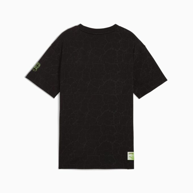 Camiseta con estampado relajado integral para niños grandes de HOOPS x TMNT Camiseta con estampado relajado integral para niños grandes de HOOPS x TMNT