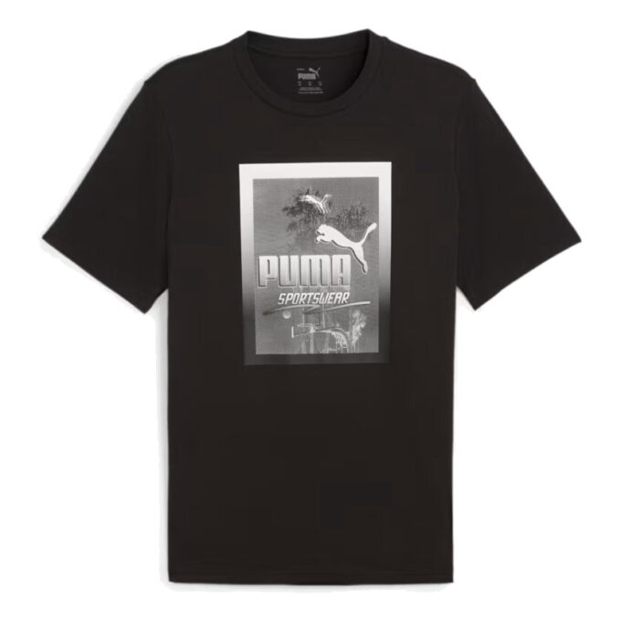 Camiseta con fotoimpresión gráfica “Negra”
