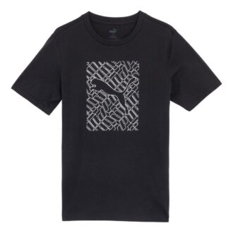 Camiseta con gráficos de gato “Negra”