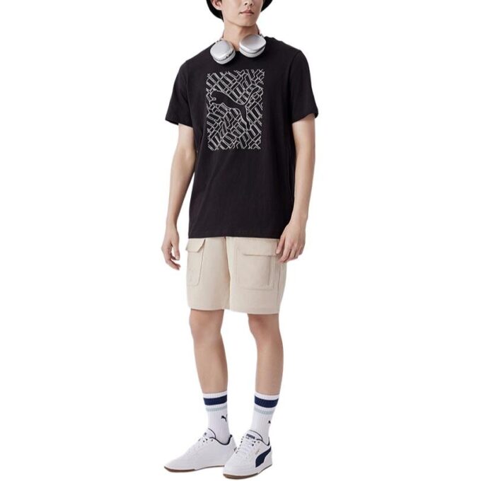 Camiseta con gráficos de gato “Negra”