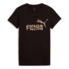 Camiseta con logo de camuflaje (mujeres) “Negra”