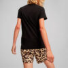 Camiseta con logo de camuflaje (mujeres) “Negra”