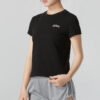 Camiseta con logo de Wordmark, talla pequeña, color negro