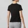 Camiseta con logo de Wordmark, talla pequeña, color negro