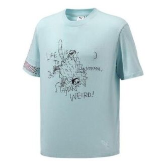 Camiseta corta con gráfico PUMA x Michael Lau “Azul y negro”