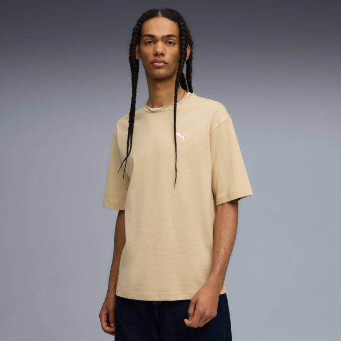 Camiseta cuadrada esencial para el armario de hombre