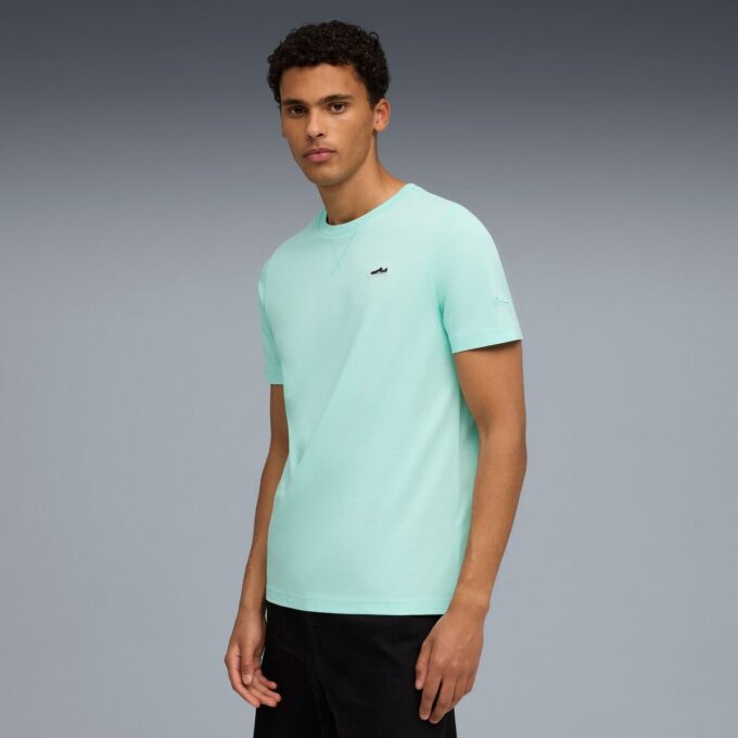 Camiseta de ante para hombre con elementos esenciales de armario Camiseta de ante para hombre con elementos esenciales de armario
