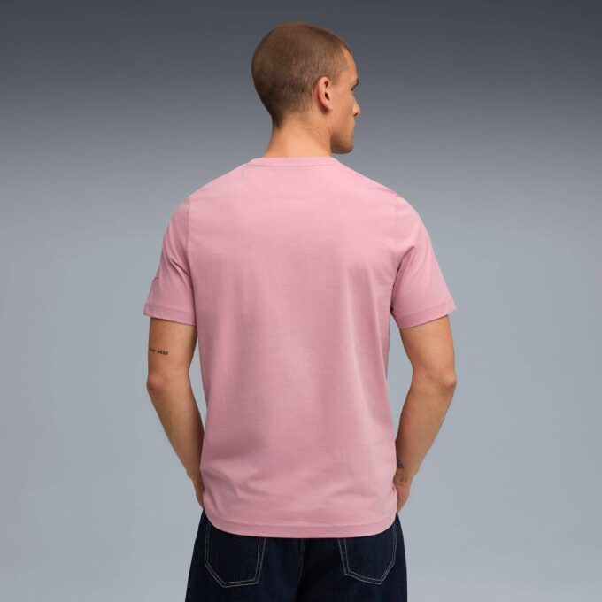 Camiseta de ante para hombre con elementos esenciales de armario Camiseta de ante para hombre con elementos esenciales de armario