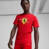 Camiseta de automovilismo para hombre de la Scuderia Ferrari Camiseta de automovilismo para hombre de la Scuderia Ferrari