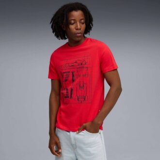 Camiseta de automovilismo para hombre de la Scuderia Ferrari