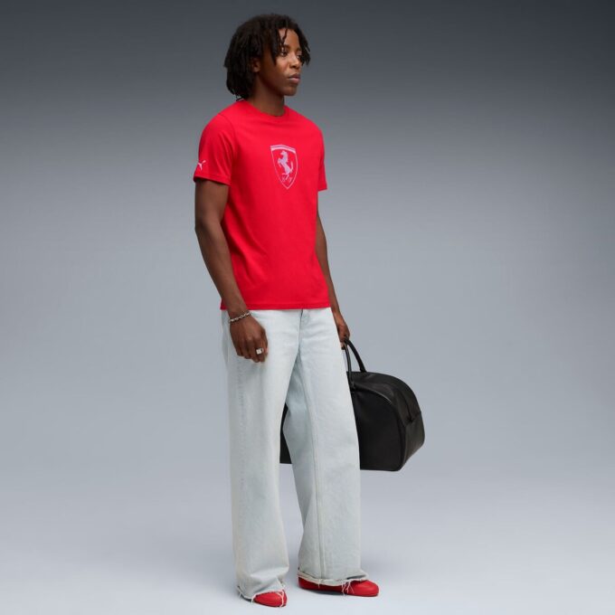 Camiseta de automovilismo para hombre de la Scuderia Ferrari Camiseta de automovilismo para hombre de la Scuderia Ferrari