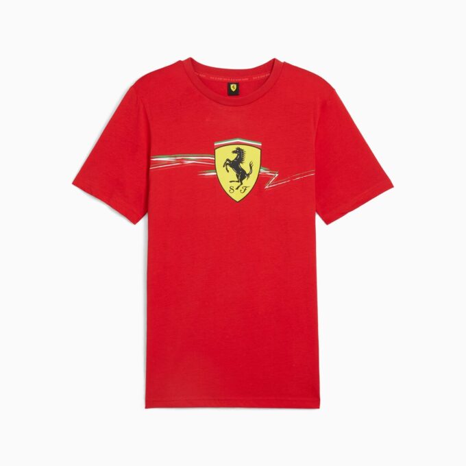 Camiseta de automovilismo para hombre de la Scuderia Ferrari Camiseta de automovilismo para hombre de la Scuderia Ferrari
