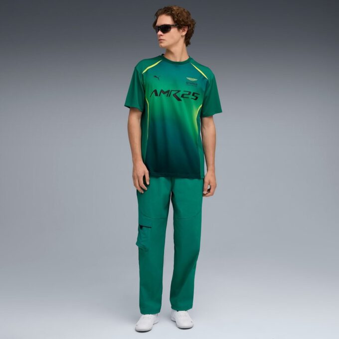 Camiseta de automovilismo para hombre PUMA x ASTON MARTIN ARAMCO F1® TEAM Camiseta de automovilismo para hombre PUMA x ASTON MARTIN ARAMCO F1® TEAM