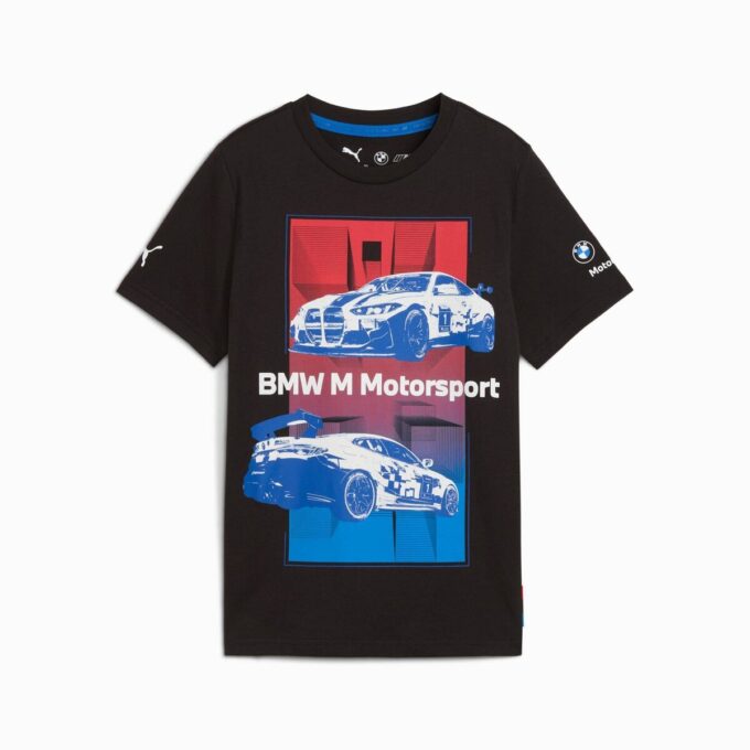 Camiseta de automovilismo para niños grandes de BMW M Motorsport Camiseta de automovilismo para niños grandes de BMW M Motorsport