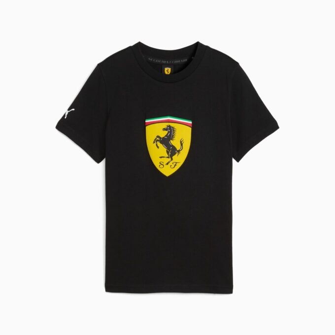 Camiseta de automovilismo para niños grandes de la Scuderia Ferrari Camiseta de automovilismo para niños grandes de la Scuderia Ferrari
