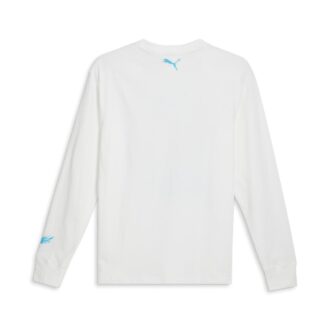 Camiseta de baloncesto de manga larga PUMA x MELO Blue Hive “Blanca”