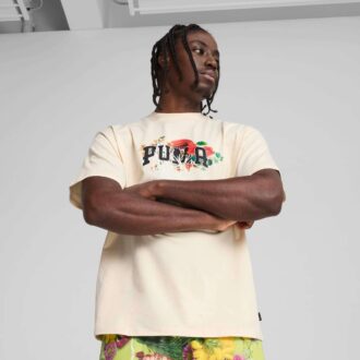 Camiseta de baloncesto Dunked In Florals para hombre